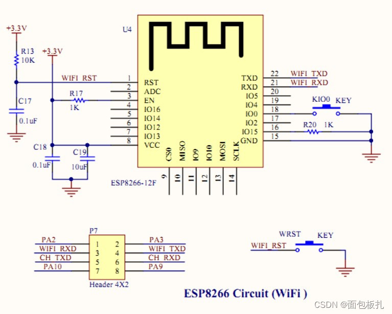 esp8266芯片原理图图片