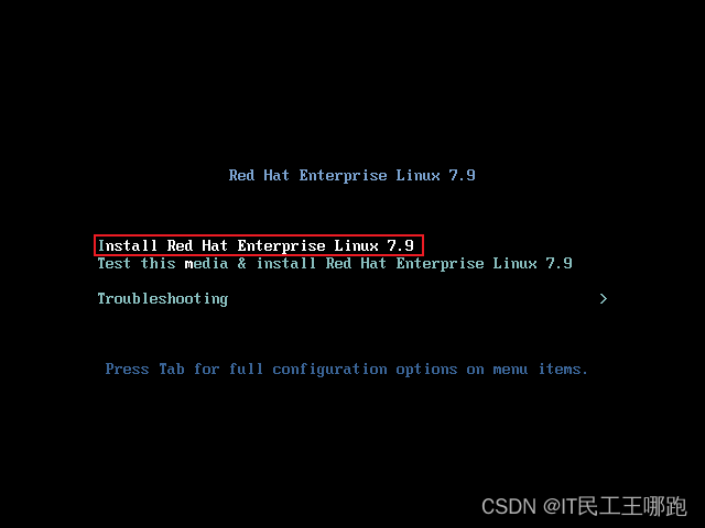 Red Hat Enterprise Linux 7.9 安装图解