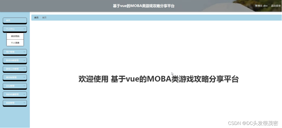 springboot基于vue的MOBA类游戏攻略分享平台,第7张