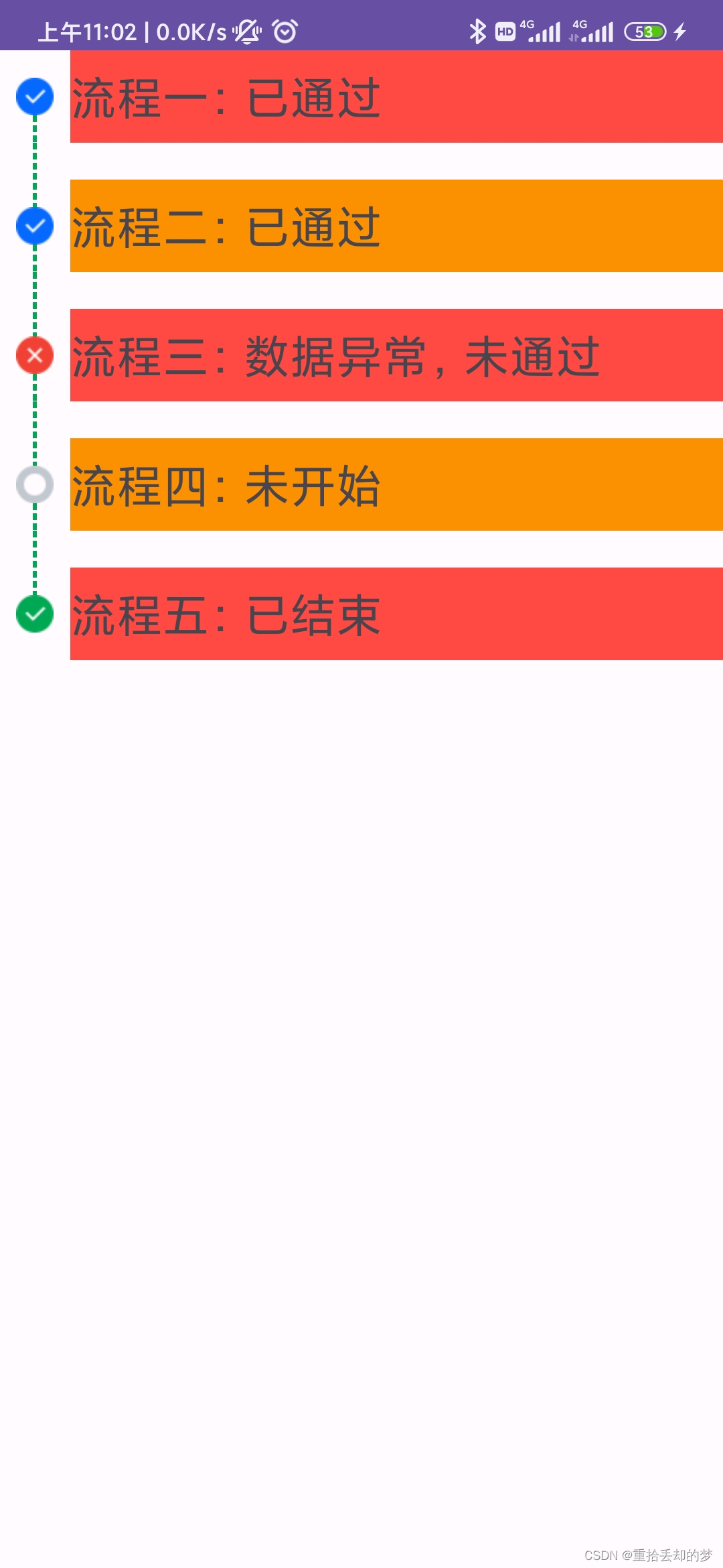 流程类时间轴效果图