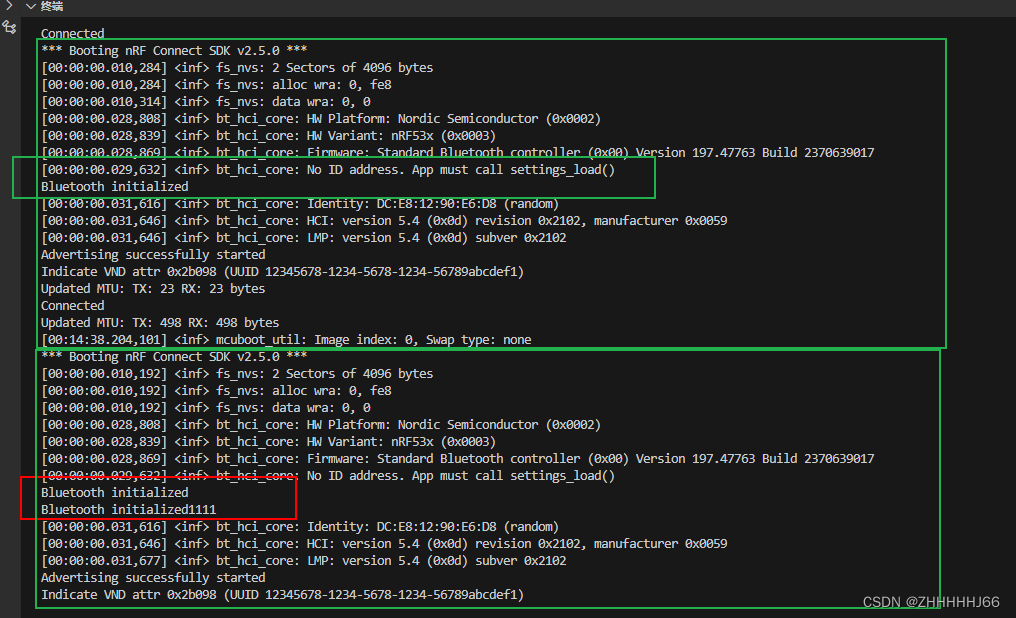 ncs sdk nrf5340 运行DFU