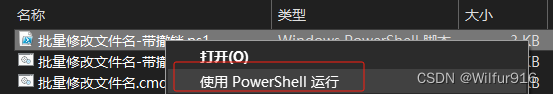 使用PowerShell运行