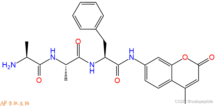 Ala-Ala-Phe-AMC，62037-41-6，三肽基肽酶I和II以及三肽氨基肽酶EC 3.4.11.4的荧光底物