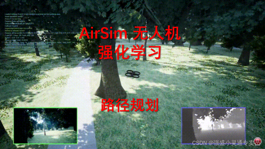 DL00295-基于AirSim仿真环境的无人机深度强化学习算法路径规划完整实现含详细说明文档