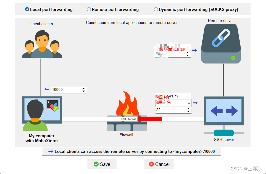 非局域网使用ssh 使用在家办公work