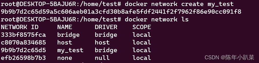 docker学习（十八、network介绍）