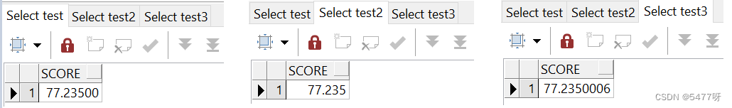 Oracle存数字精度问题number、binary_double、binary_float类型