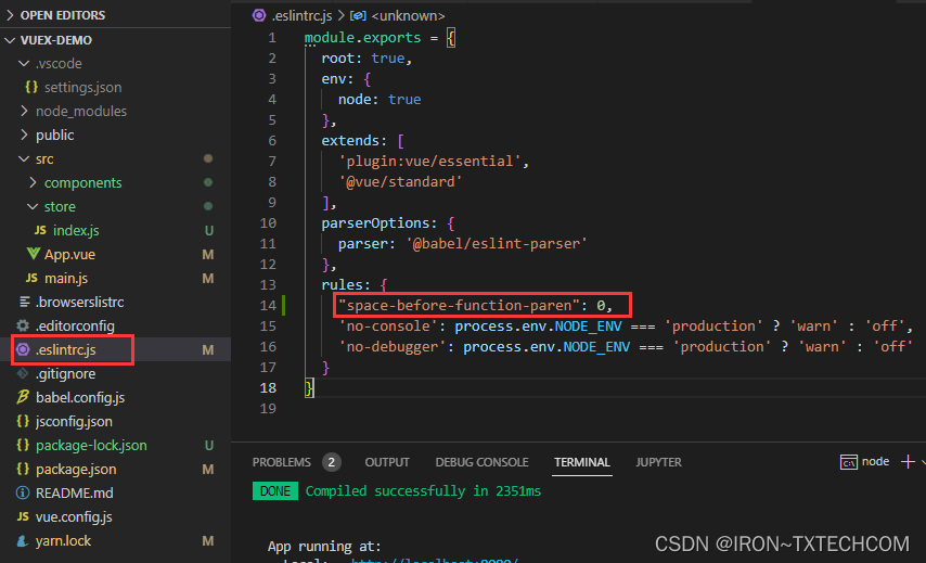 【VSCode操作手册】prettier和ESlint格式冲突问题解决2Missing space before function