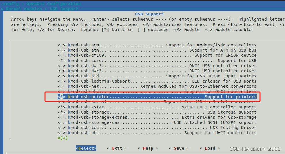openwrt linux ssd20x平台添加USB打印功能_kmodusbprinterCSDN博客