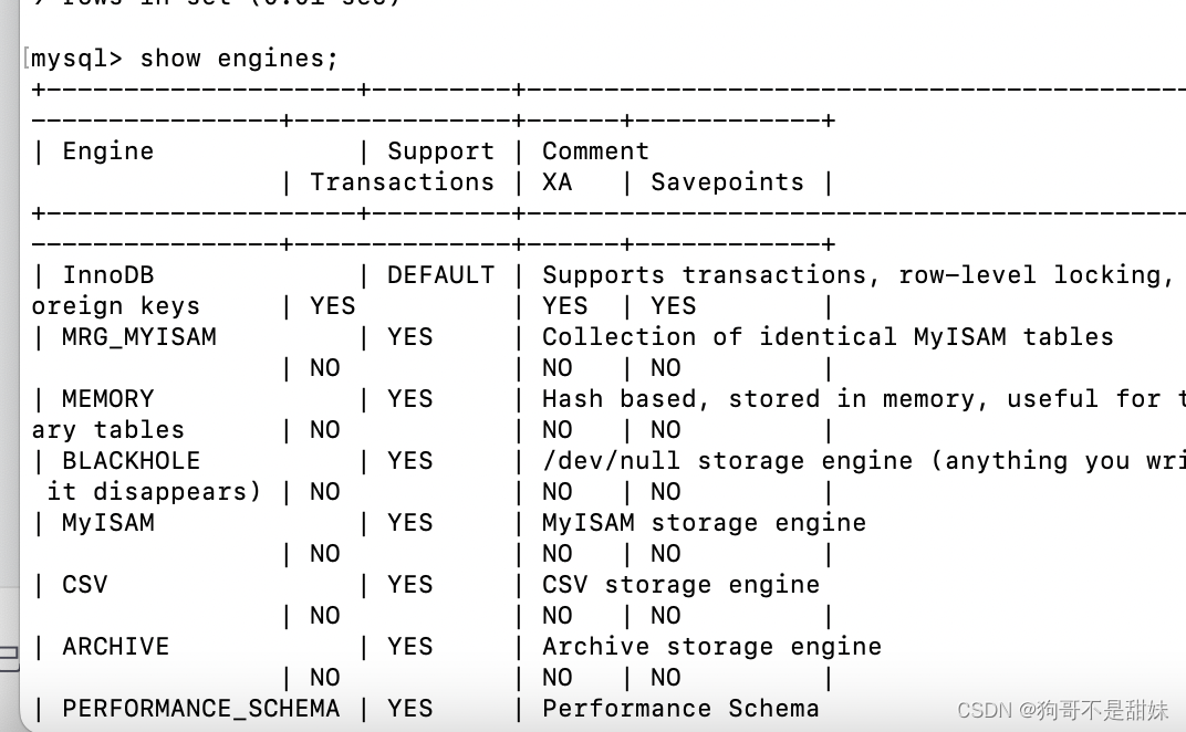 Mysql的InnoDB介绍