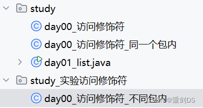 Java访问修饰符的区别