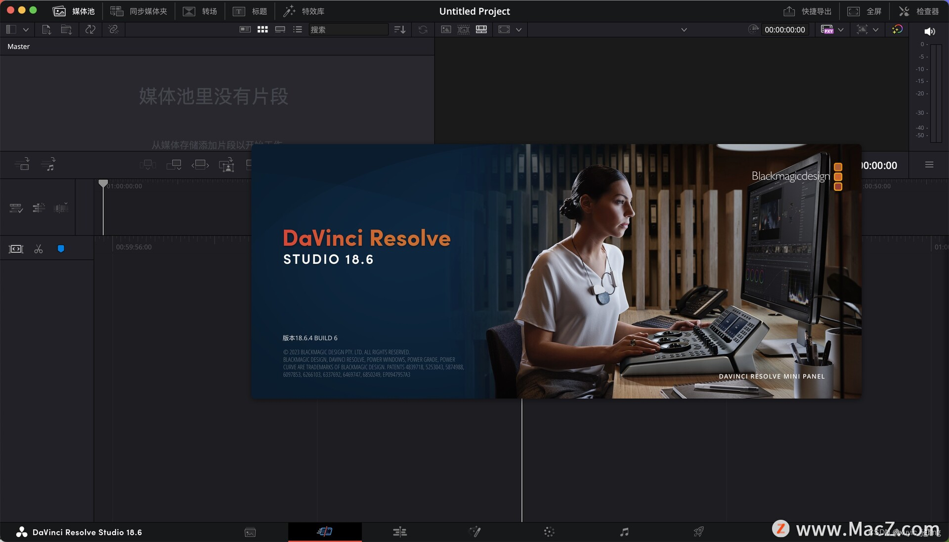 mac视频调色 DaVinci Resolve Studio 18 中文 for Mac