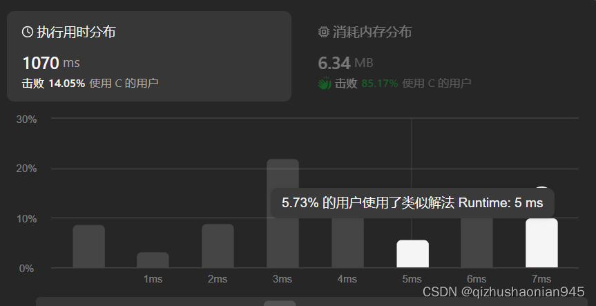 C语言leetcode刷题笔记2