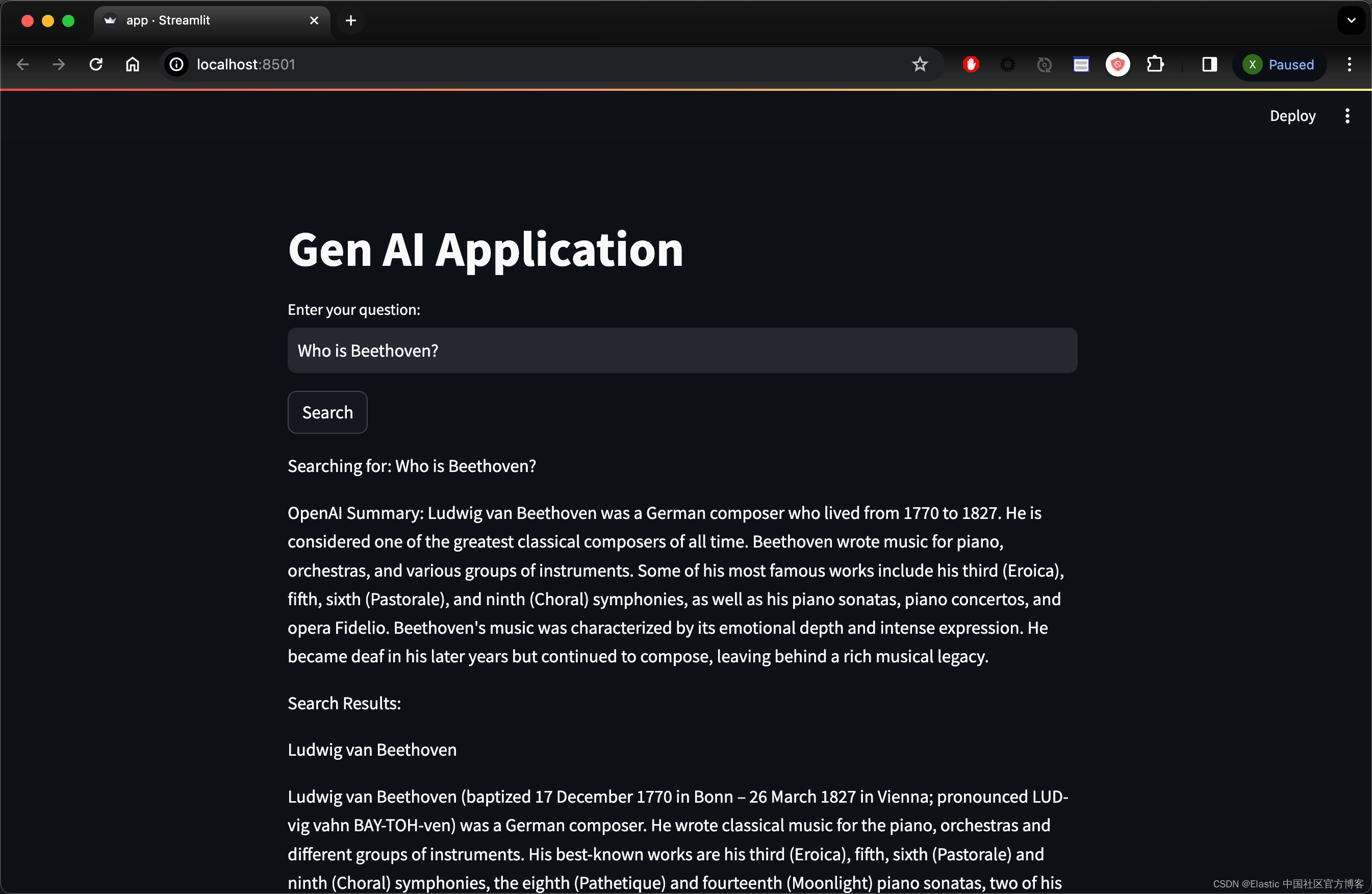 使用 Elasticsearch 和 OpenAI 构建生成式 AI 应用程序