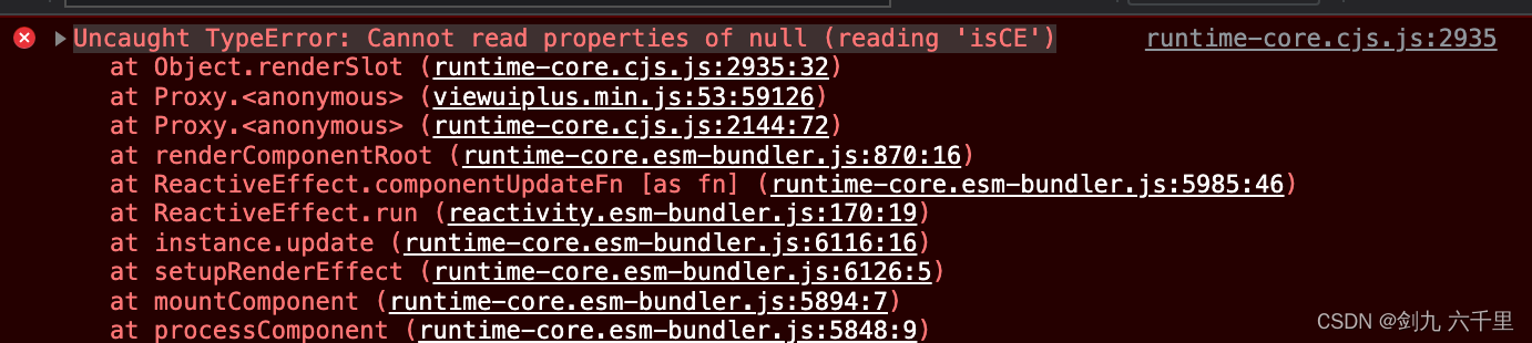 Uncaught TypeError: Cannot read properties of null (reading ‘isCE‘)