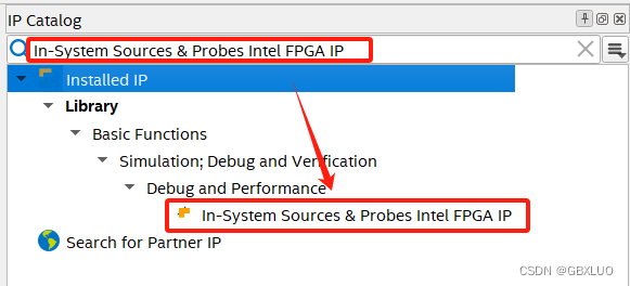 Quartus IP学习之ISSP（In-System Sources & Probes）