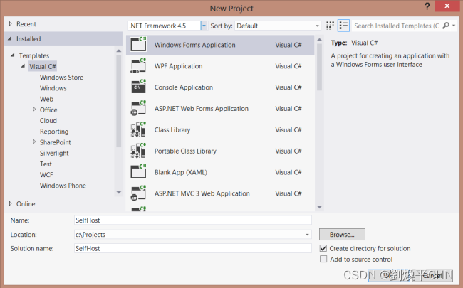 自<span style='color:red;'>承载</span> Self-Host ASP.NET Web API 1 (C#)