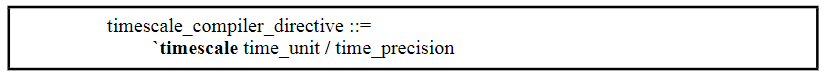 Verilog基础：编译指令`timescale