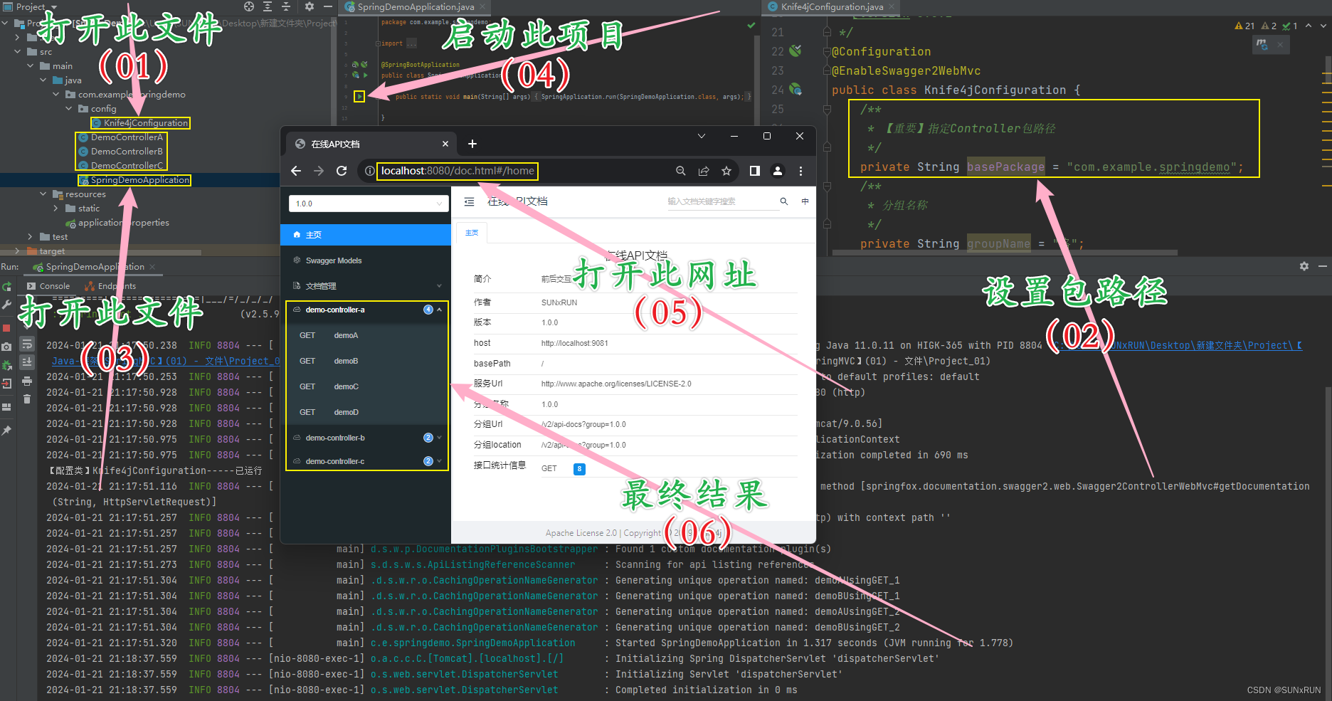 【Java - 框架 - Knife4j】随笔