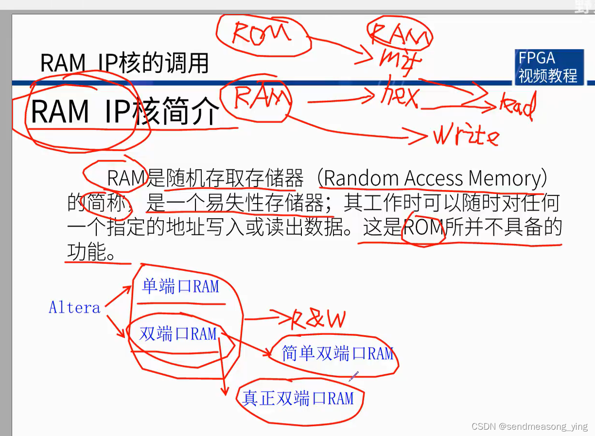 RAM <span style='color:red;'>IP</span><span style='color:red;'>核</span>