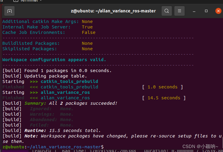 遇到的ros编译问题_[errno 95] operation not supportedCSDN博客