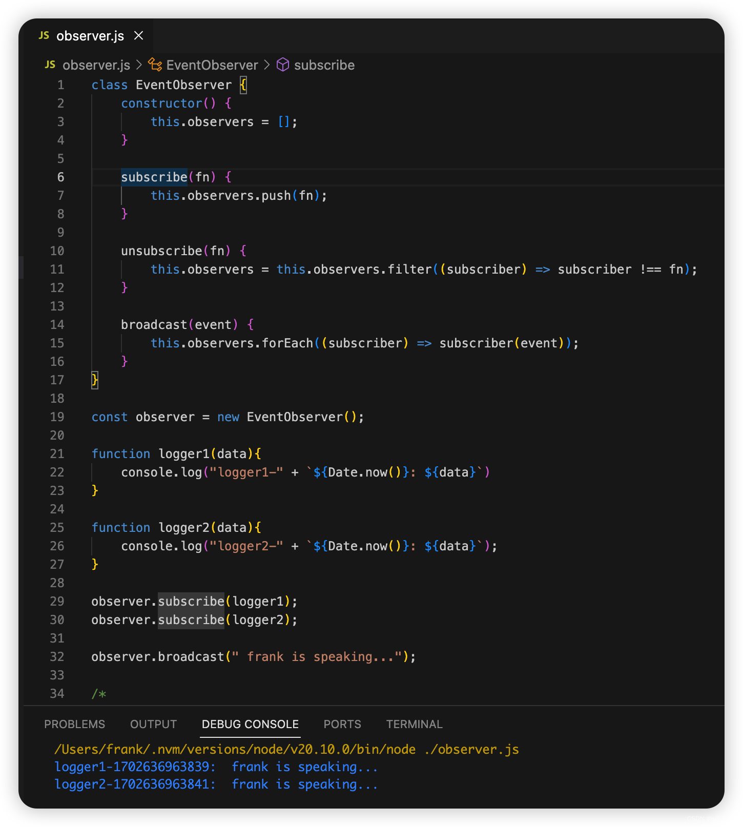 [JS设计模式]Observer Pattern