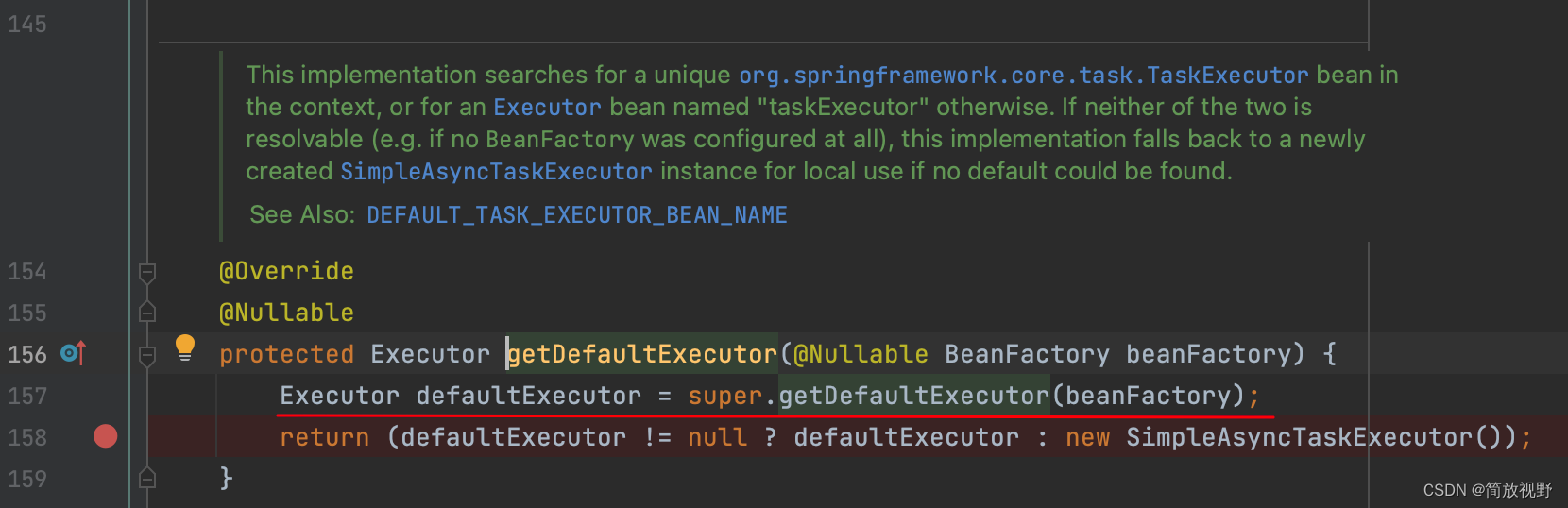 AsyncExecutionInterceptor.getDefaultExecutor()