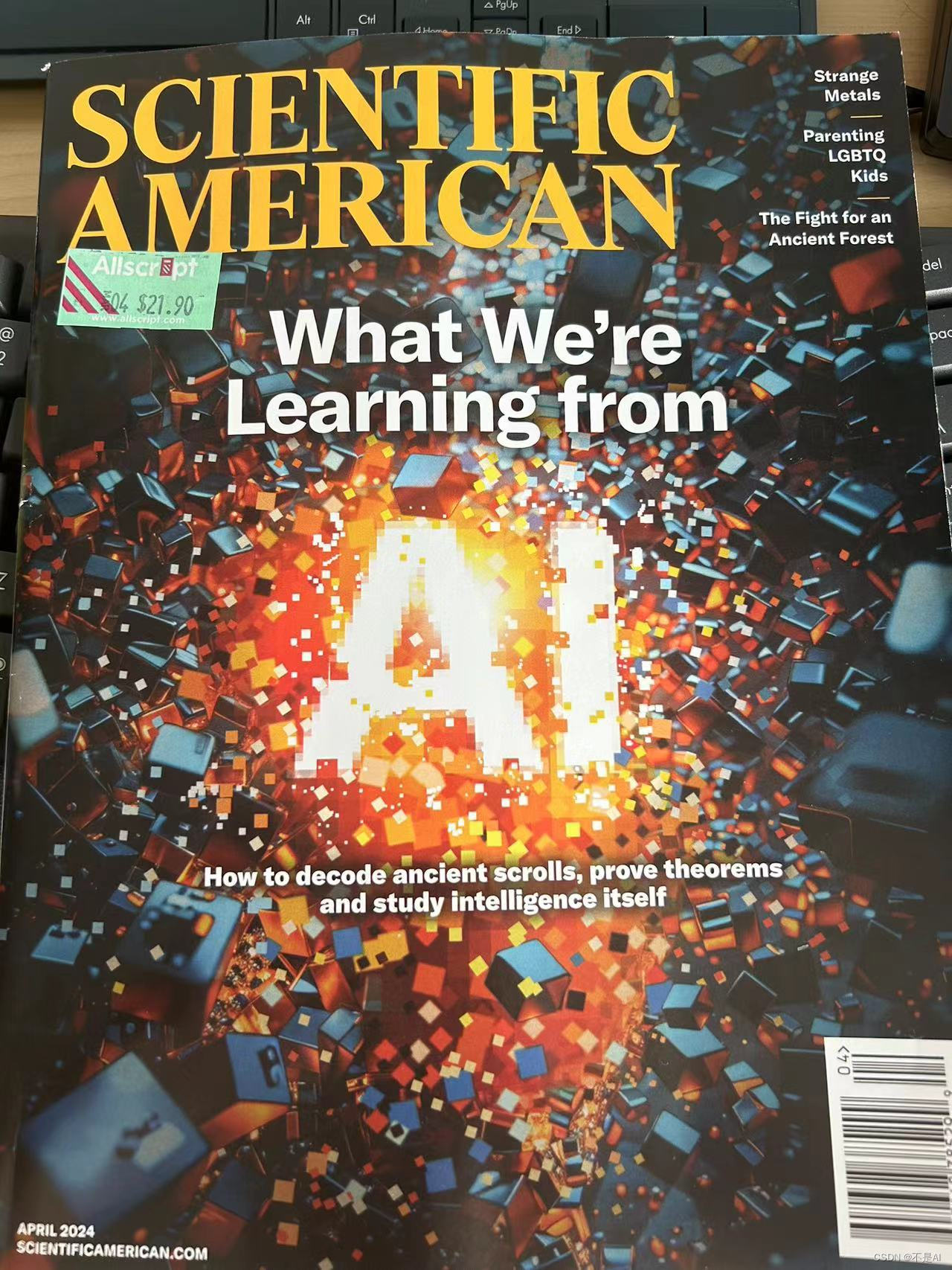 【Scientific American】【科学美国人杂志】2024年4月号：前沿部分概览 Advances