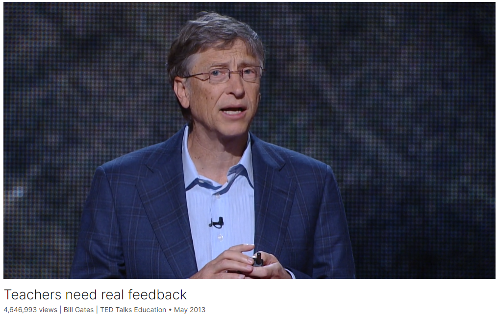 跟TED演讲学英文：Teachers need real feedback by Bill Gates