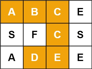 LeetCode-79. <span style='color:red;'>单词</span>搜索【<span style='color:red;'>数组</span> <span style='color:red;'>字符串</span> 回溯 矩阵】