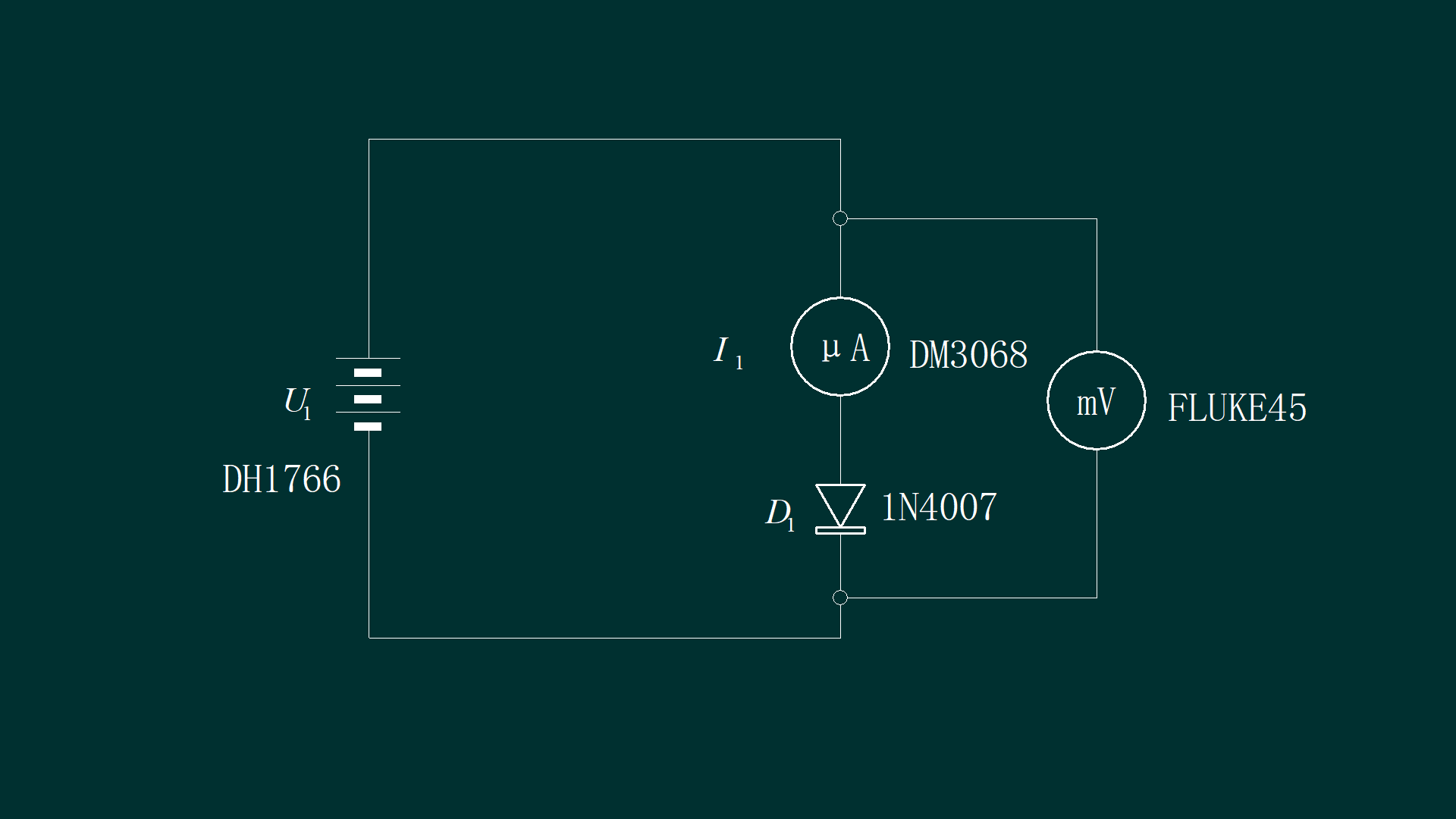 1n4007正向偏置电流