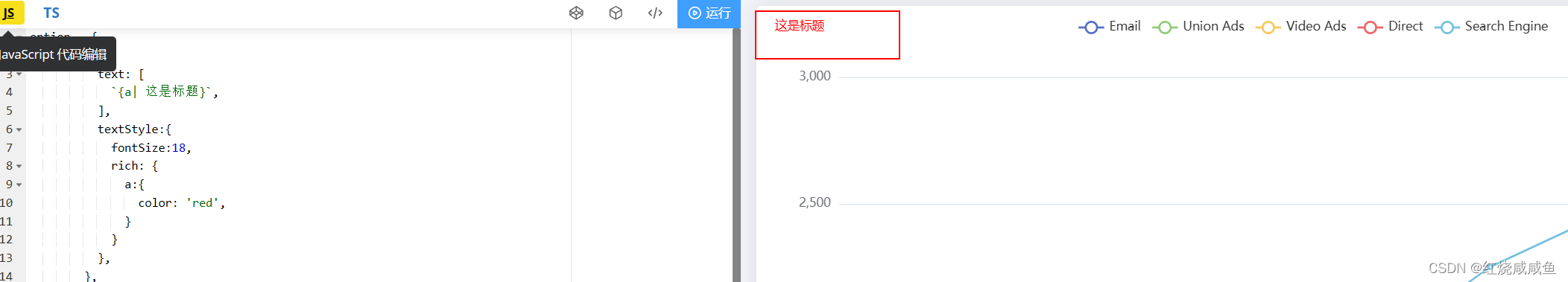 echarts rich富文本标签使用