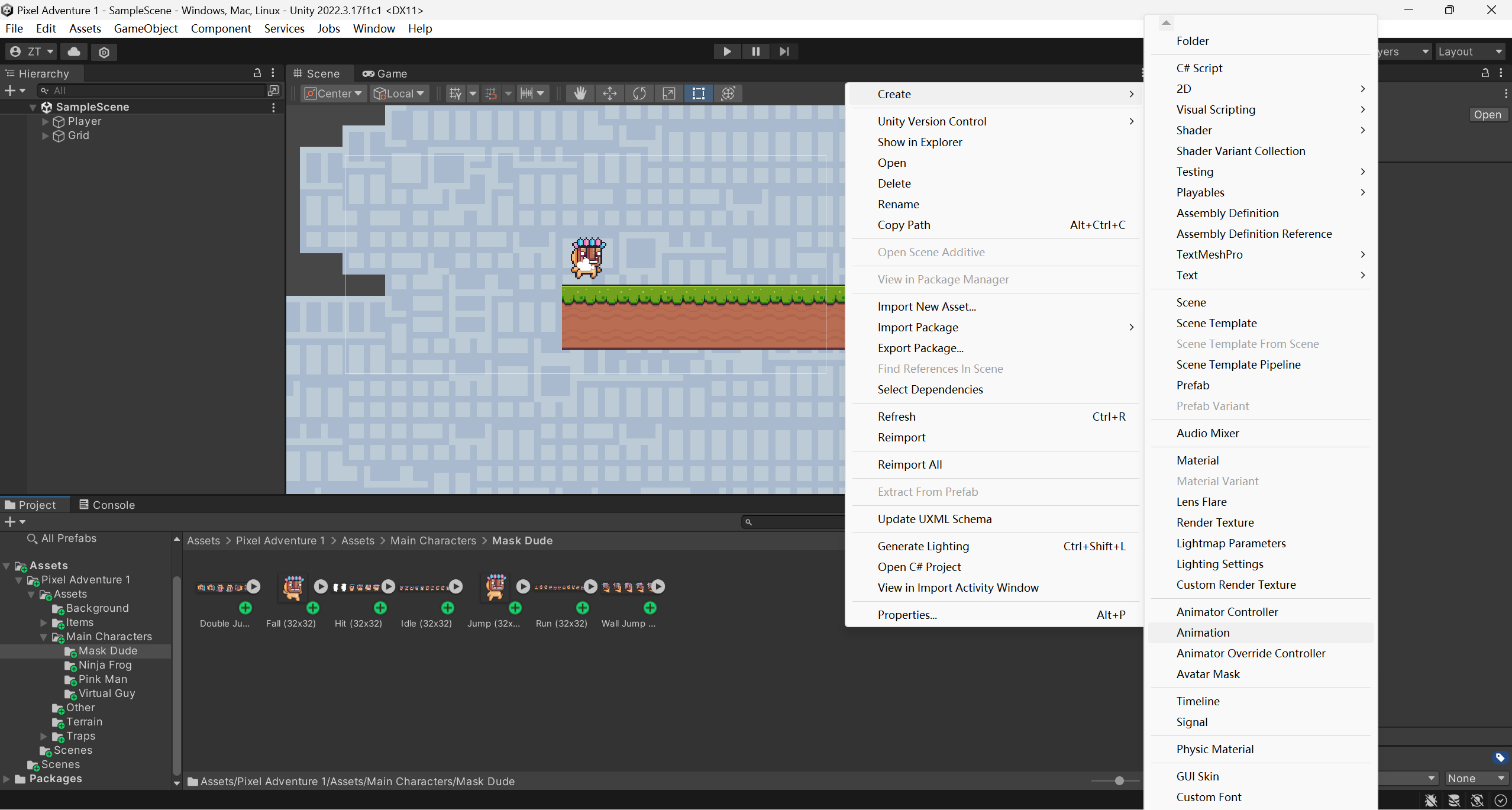 Unity入门实战(Pixel Adventure 1)- 4_unity 2d动画-CSDN博客