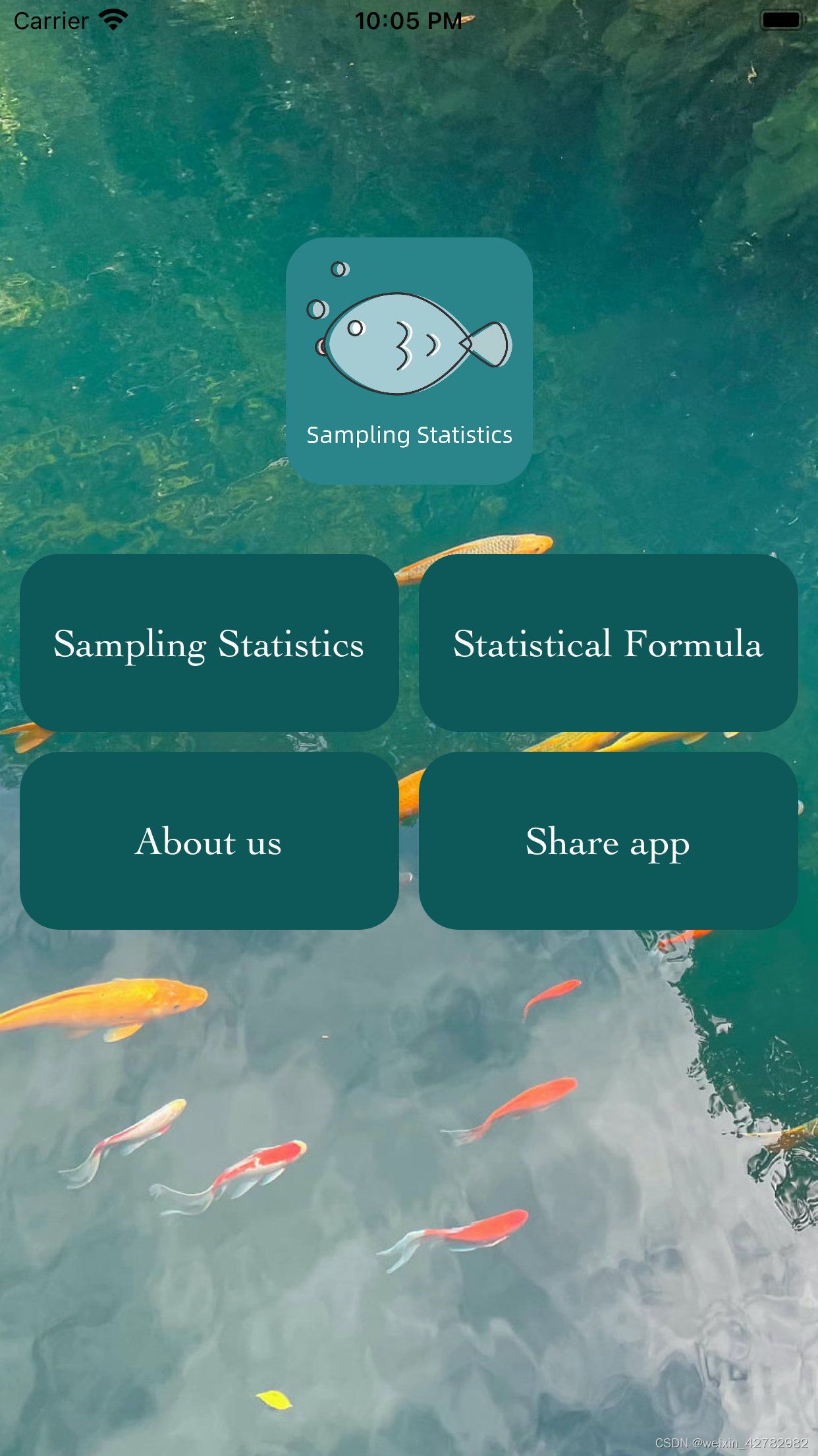 “SamplingStatisticsFish“app Tech Support（URL）