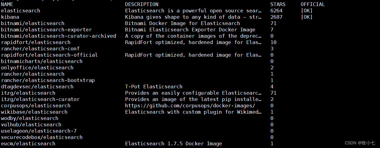 Docker<span style='color:red;'>命令</span>---搜索<span style='color:red;'>镜像</span>