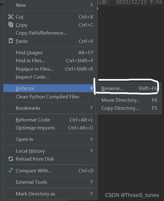 pycharm<span style='color:red;'>修改</span>项目文件夹<span style='color:red;'>名称</span>