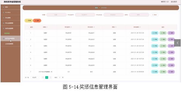 基于Java SSM框架实现高校奖学金管理系统项目【项目源码+论文说明】计算机毕业设计