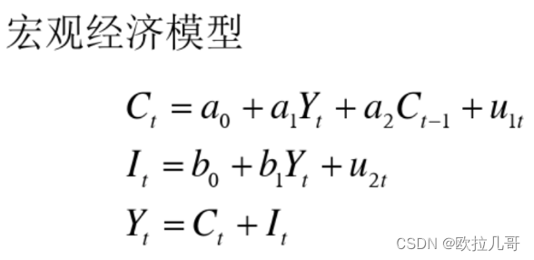 联立方程模型的可识别性的通俗解释