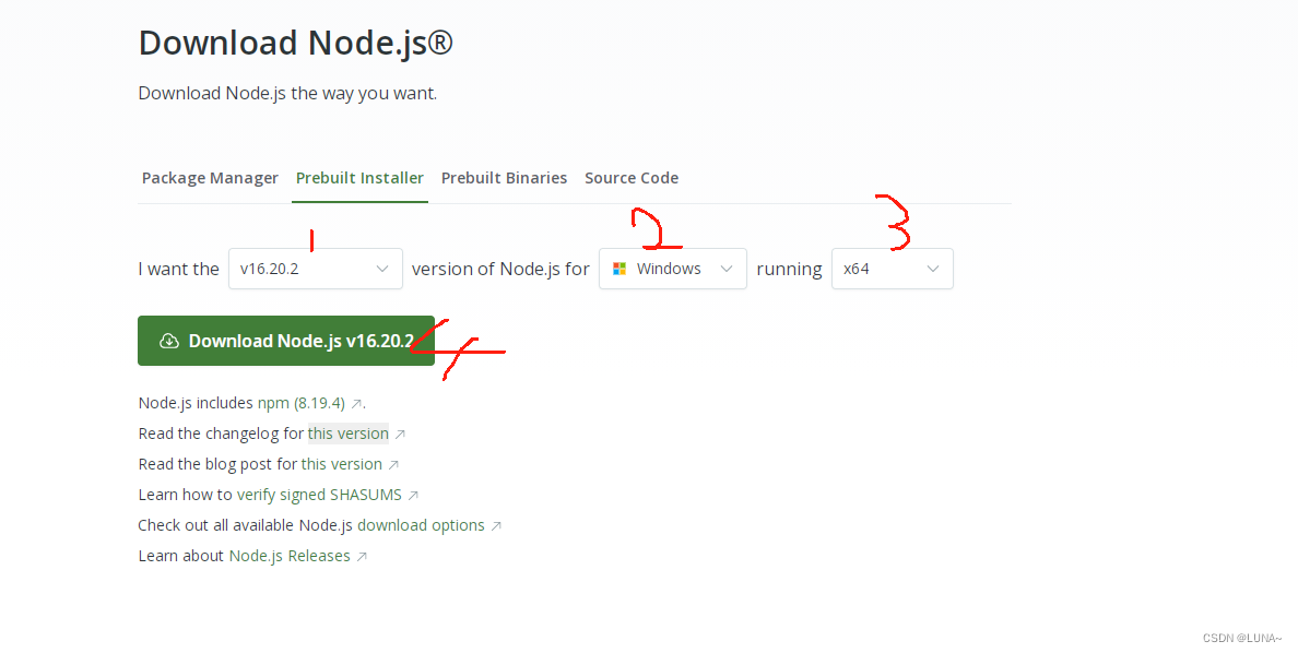 安装node 、vscode