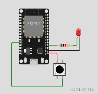 ESP32学习第一天-ESP32点亮LED，按键控制LED状态，LED流水灯