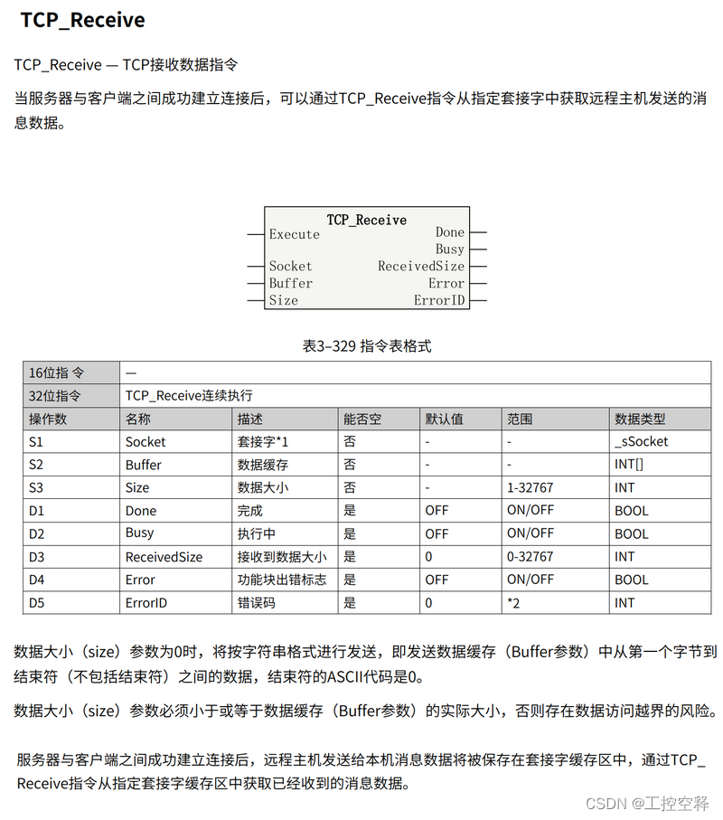 记录汇川：套接字TCP通信-梯形图