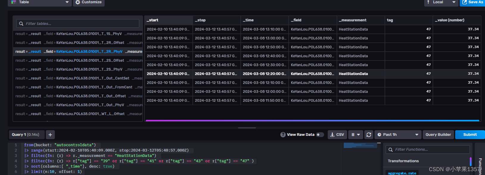 influxdb2.0插入数据字段类型出现冲突问题解决