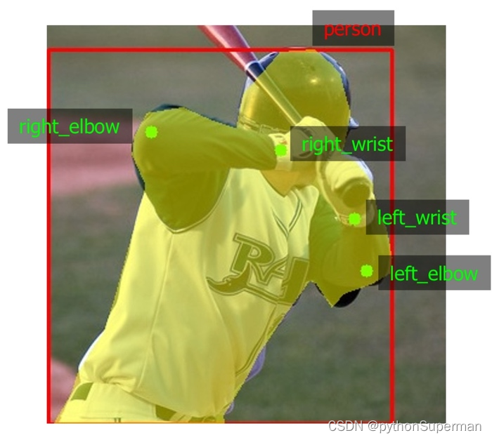 同时增强多个目标：masks, bounding boxes, keypoints