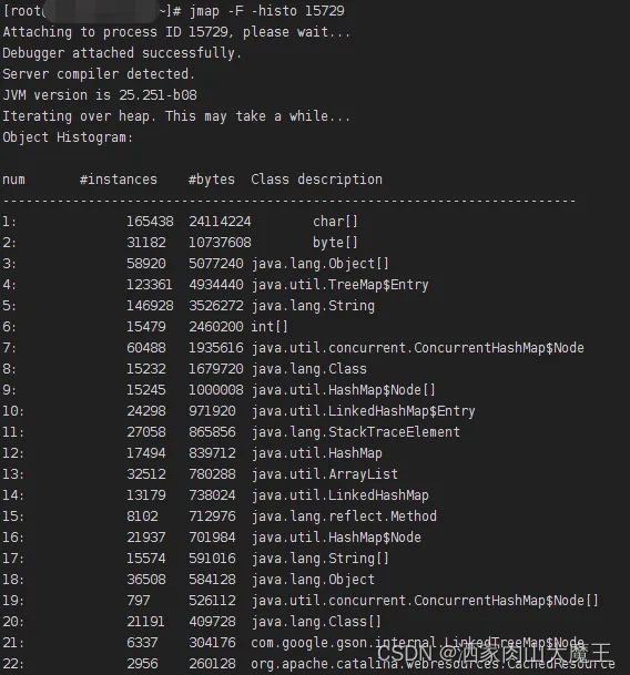 Java的jmap命令使用详解