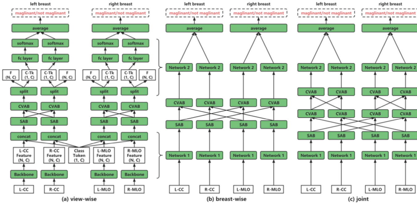 Transformer Based Multi-view Network for Mammographic Image Classification