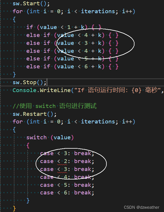 C# If与Switch的区别