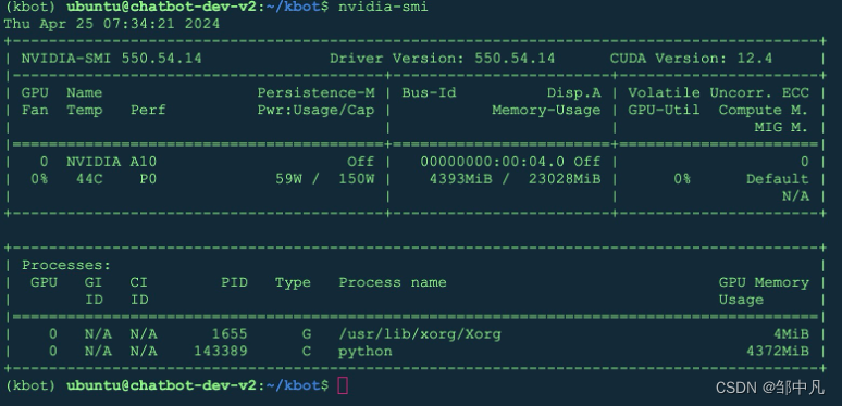 Ubuntu20.4部署Cuda12.4