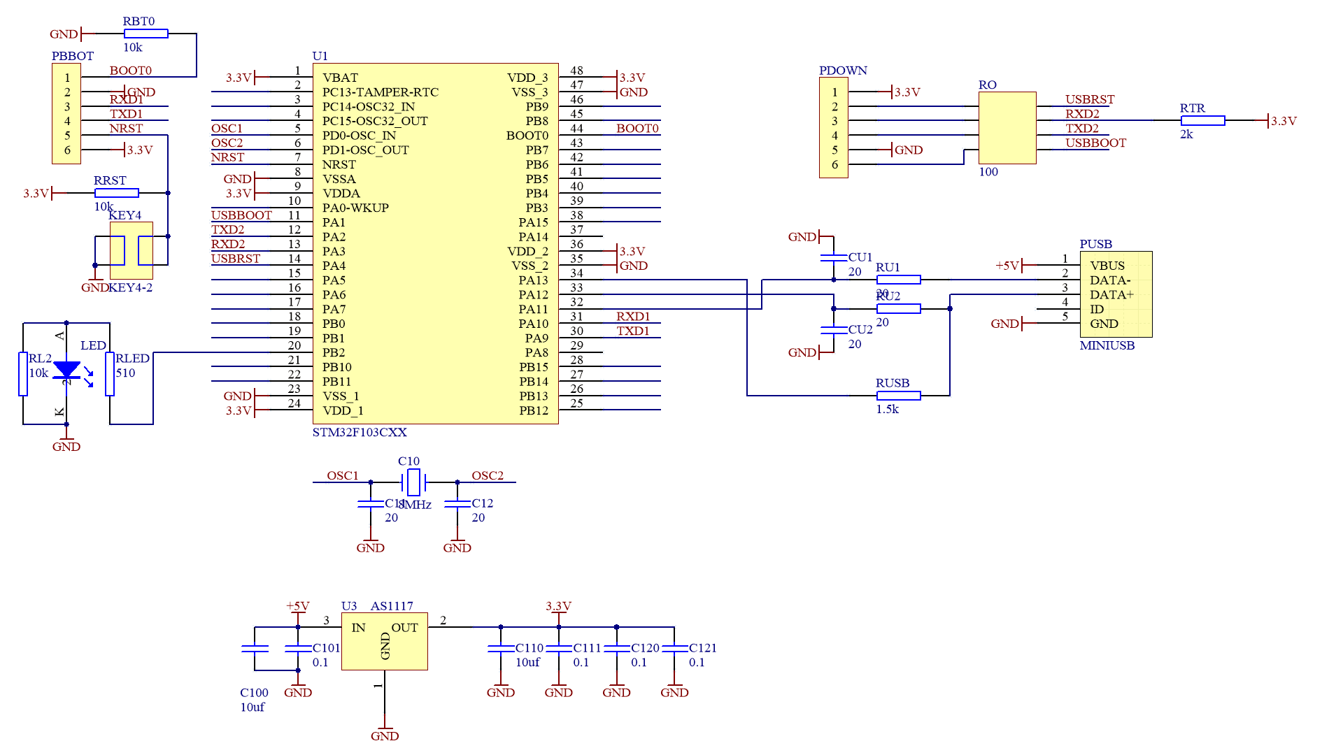stm32f373中的usb接口应用