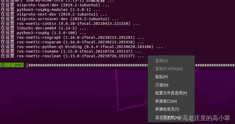 本地复制文本无法在Ubuntu终端中粘贴问题