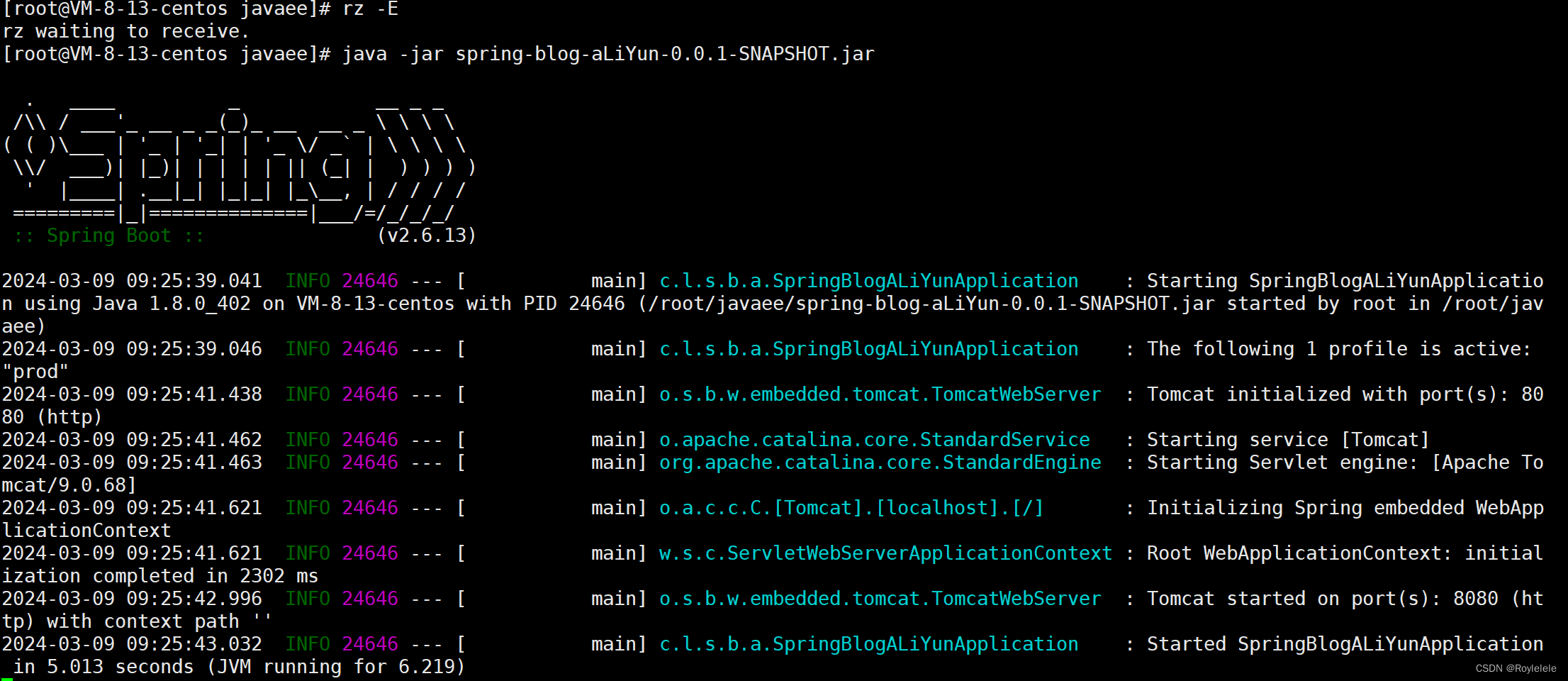 no main manifest attribute,in xxx.jar(关于Spring项目，无法在云服务器上运行jar包的解决方法）